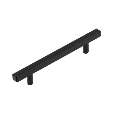 Utopia Alley 3.75 in. Center to Center Stainless Steel Cabinet Pull, Matt Black HW436BK